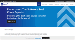 Desktop Screenshot of embecosm.com