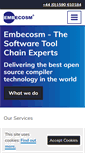 Mobile Screenshot of embecosm.com