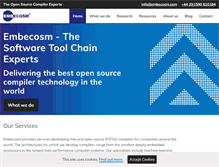 Tablet Screenshot of embecosm.com